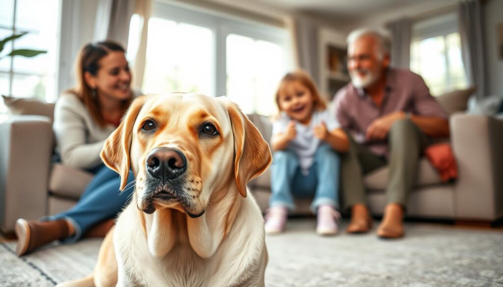 Labrador Retrievers as family companions